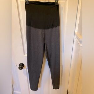 Isabel Maternity activewear leggings with cross over panel